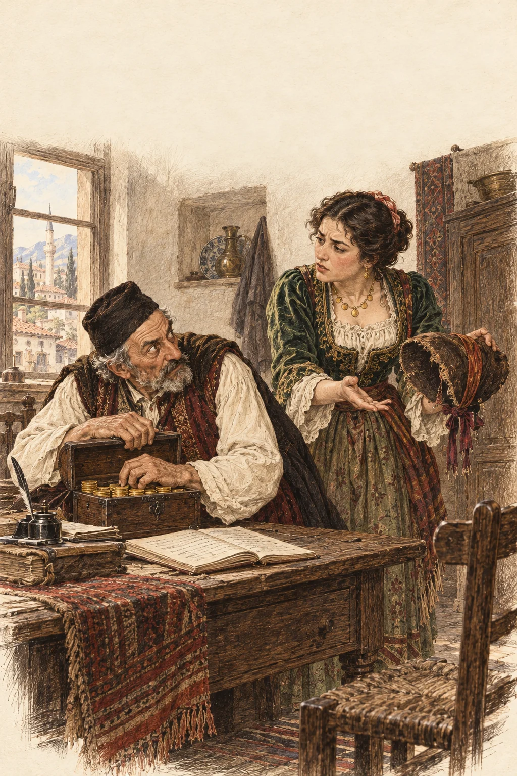 Book cover: The Miser or Kir Janja — Jovan Sterija Popović