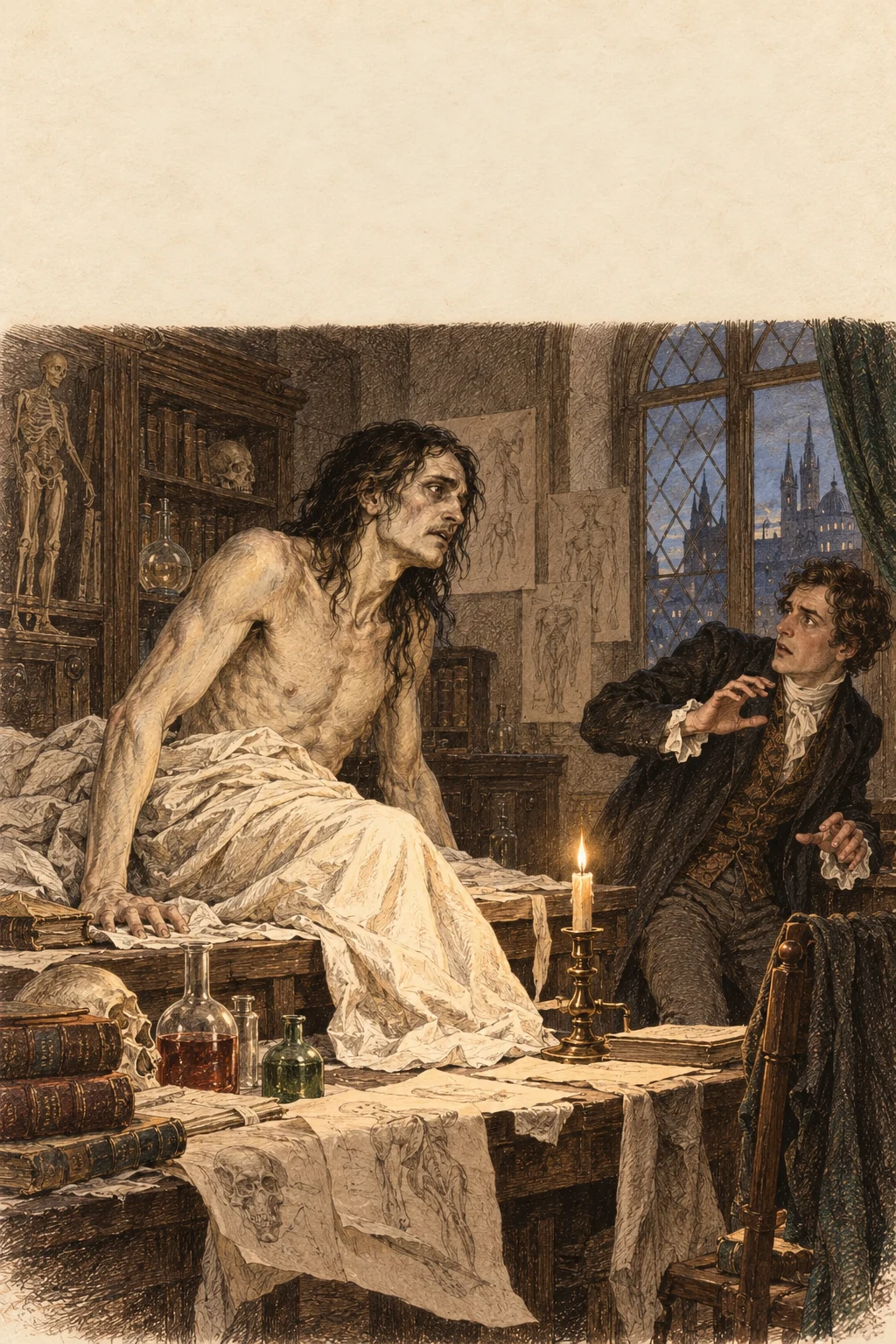 Korica knjige: Frankenštajn — Mary Shelley