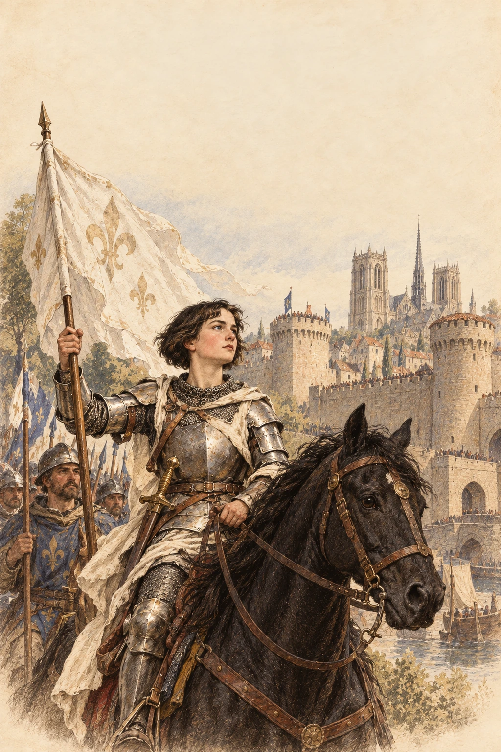 Korica knjige: Djevica Orleanska — Antun Gustav Matoš