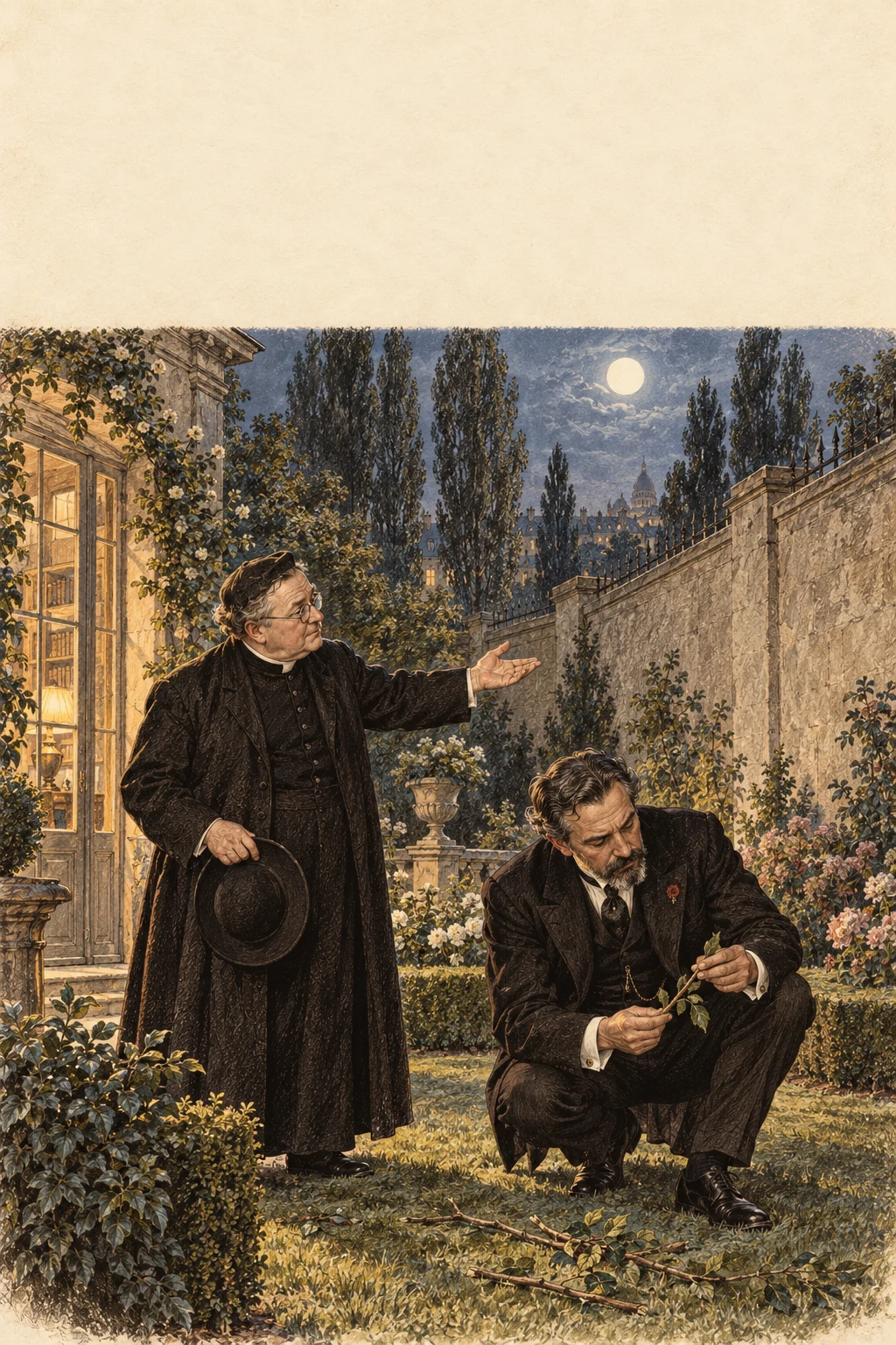 Korica knjige: Tajni vrt — G. K. Chesterton