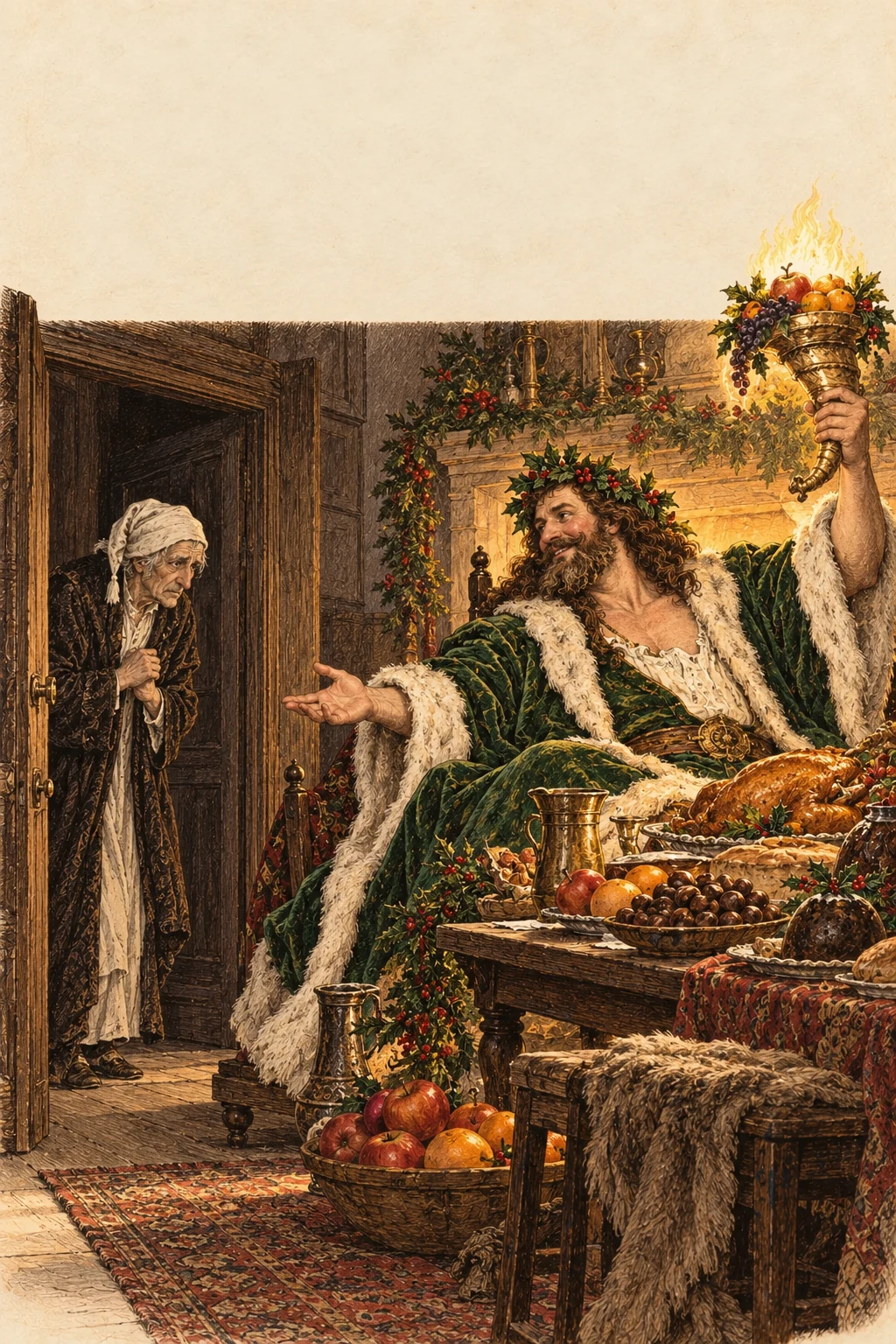 Korica knjige: Božićna priča — Charles Dickens