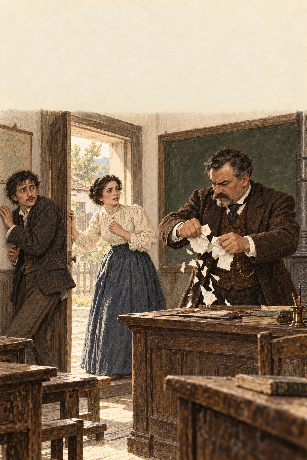 Book cover: The Village Schoolmistress — Svetolik Ranković