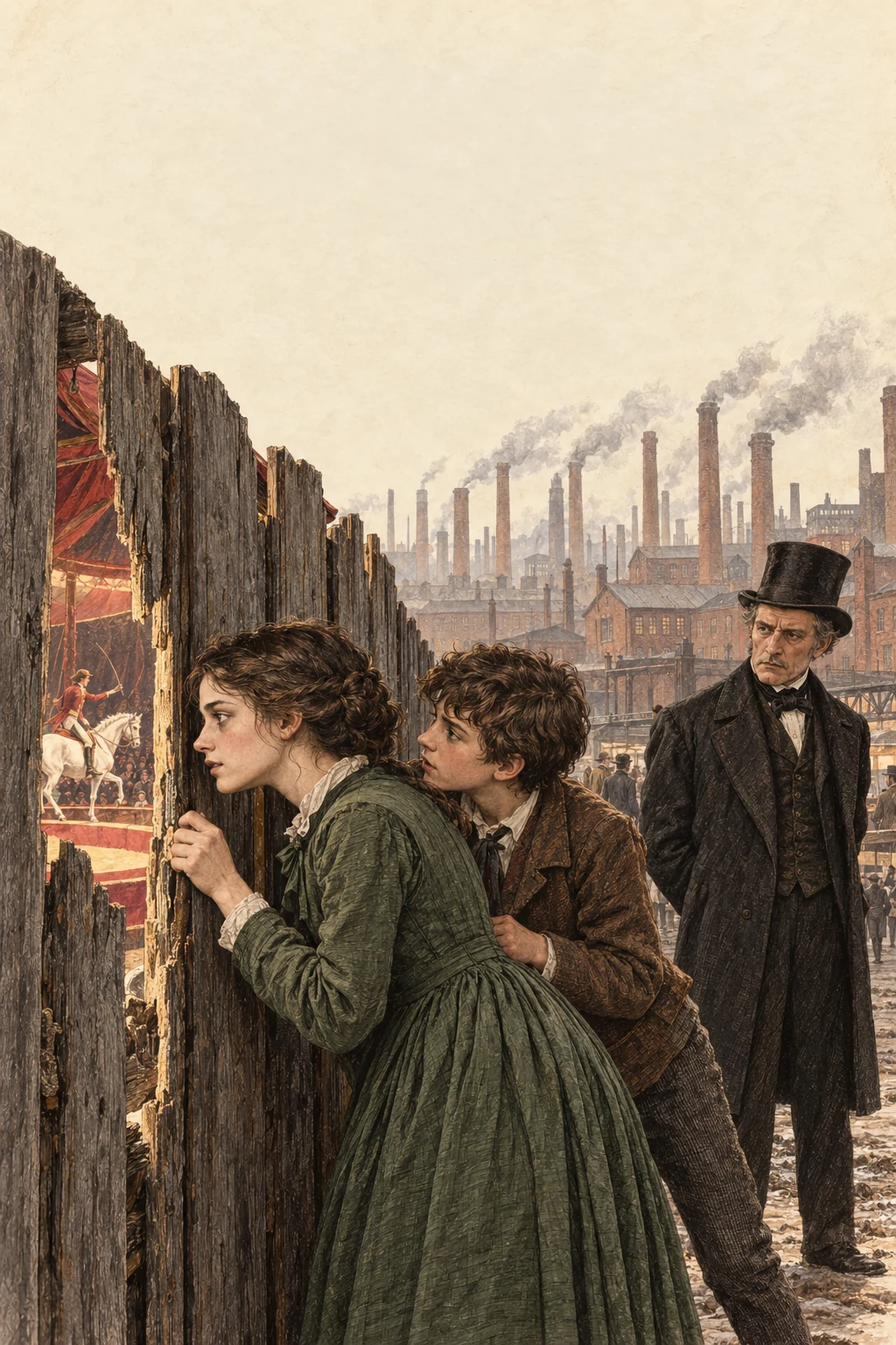 Book cover: Hard Times — Charles Dickens