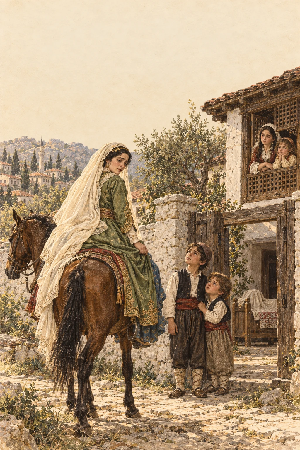 Kitap kapağı: Hasanaginica — Boşnak halk baladı