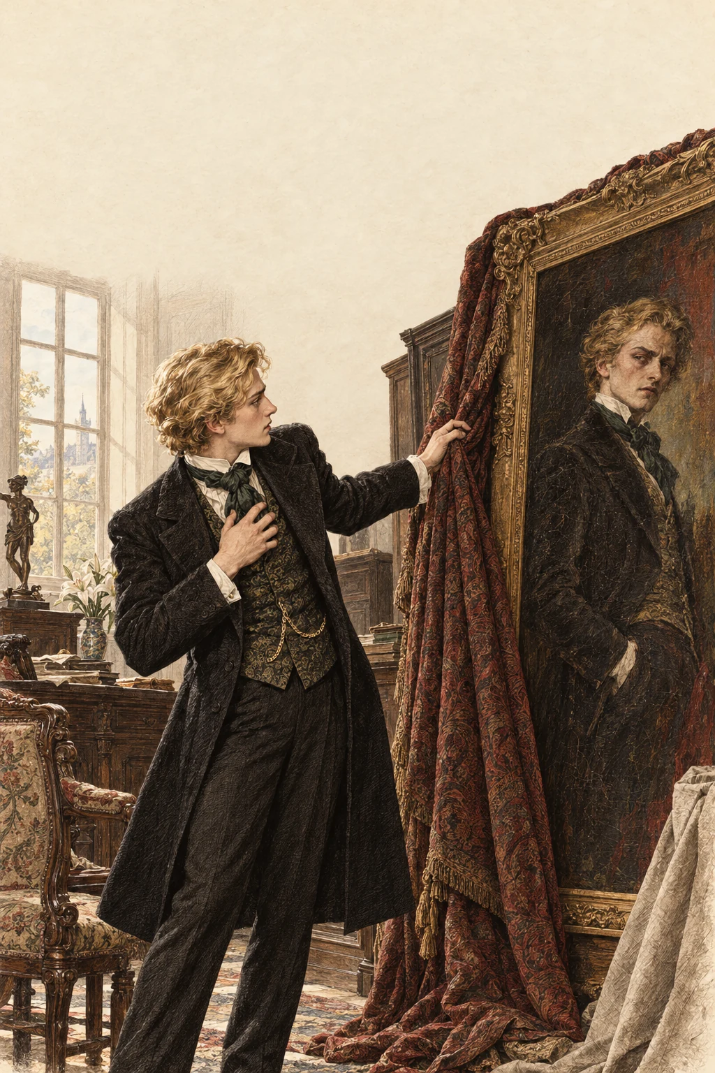 Book cover: The Picture of Dorian Gray — Oscar Wilde