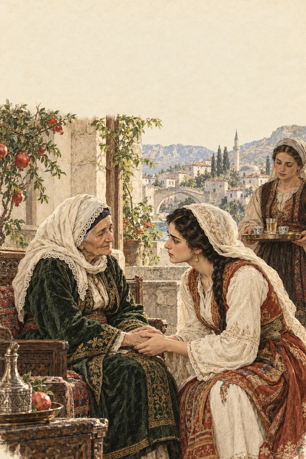 Kitap kapağı: Genç Ömer Ağa’nın Evliliği (1657) — Bosna halkı; derleyen: Kosta Hörmann