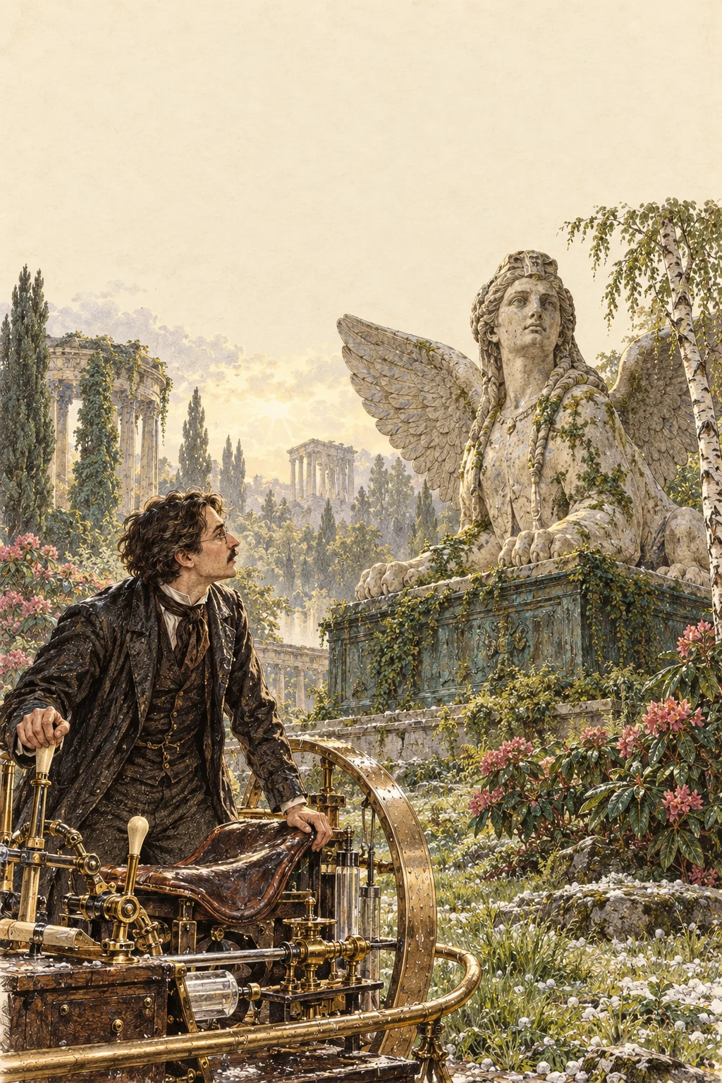Book cover: The Time Machine — H. G. Wells