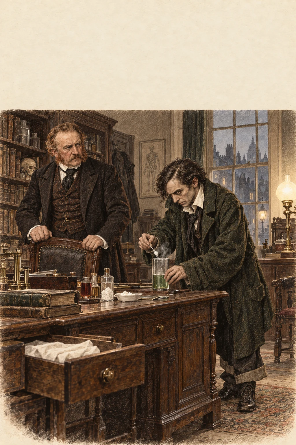 Book cover: Strange Case of Dr Jekyll and Mr Hyde — Robert Louis Stevenson