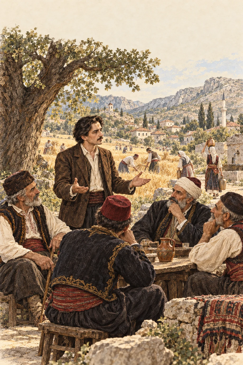 Korica knjige: Pod maglom — Aleksa Šantić